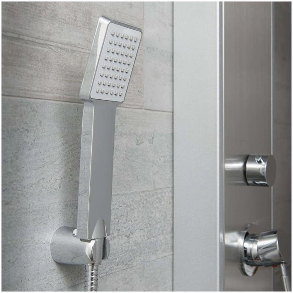 Pannello Doccia Miscelatore Monocomando TAHITI Acciaio Inox - Foto 3