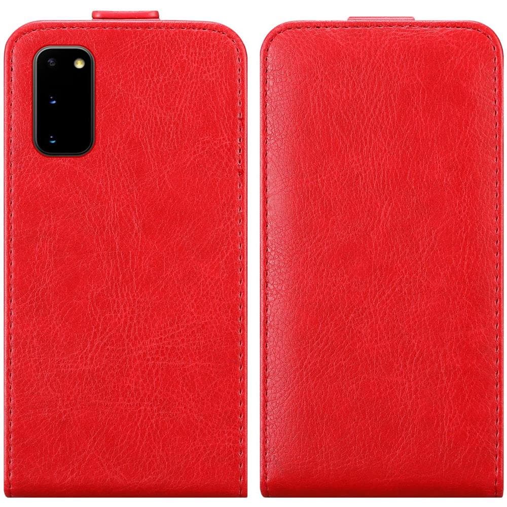 Custodia Compatibile Con Samsung Galaxy S20 In Rosso Mela - Coperchio Protettivo In Design Flip Con Chiusura Magnetica - Foto 8