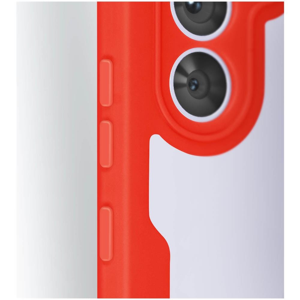 Cover 360° Per Galaxy A54 5g Retro Rigido Protezione Schermo Flessibile Rosso - Foto 5