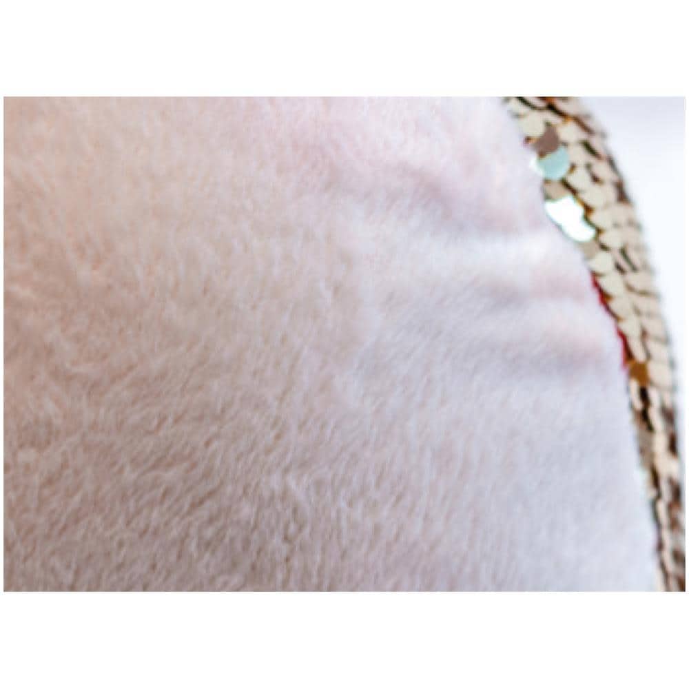 Set 2 Cuscino Arredo Forma Cuore Decorativo Imbottito Pajettes Scritta Love - Foto 4