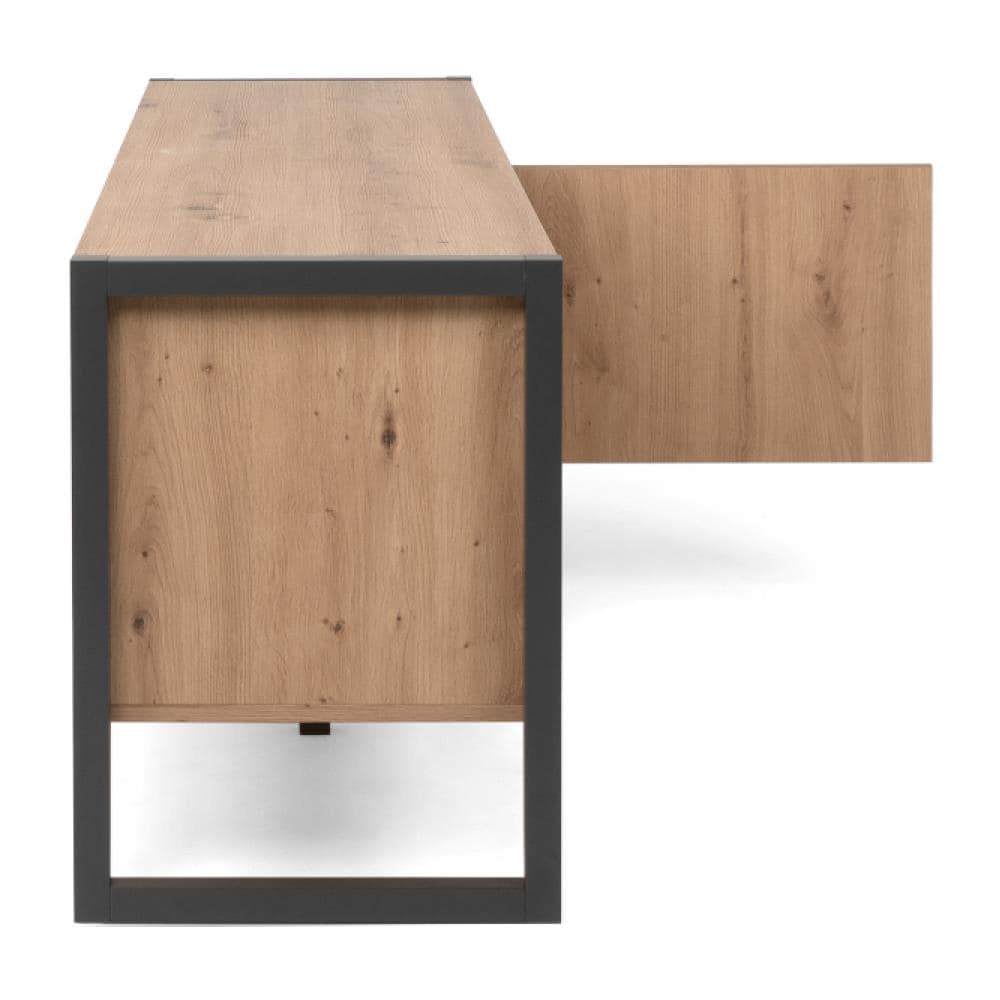 Mobile Tv Industriali In Legno Con Armadi Kotor - Foto 2