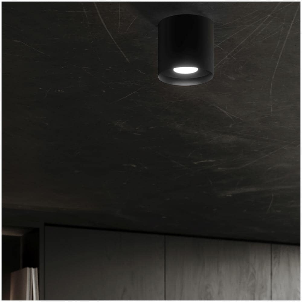 Lampada Da Soffitto Mika Nero Sl. 1281 - Minimalista Lampade Da Soffitto Nero 11x12x12 Cm - Foto 7