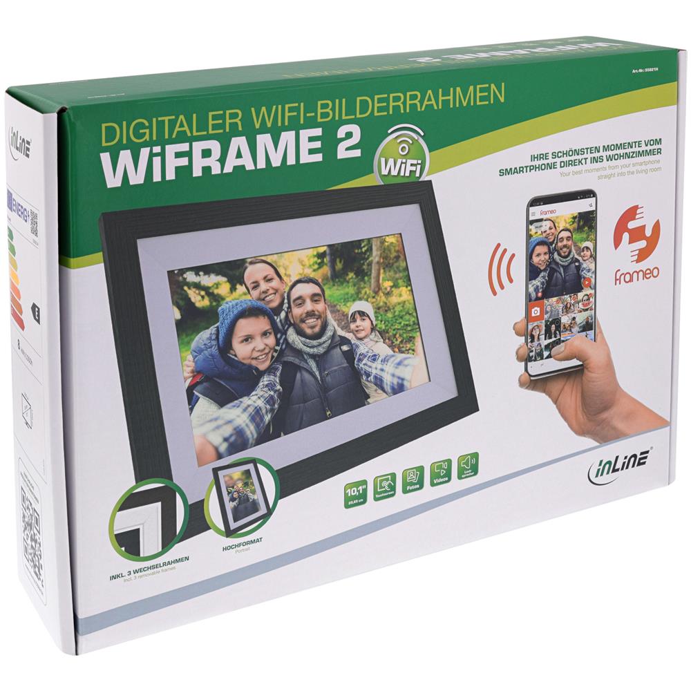 Cornice WiFi WiFRAME 2, 10,1", 1920x1200 16:10 IPS Touch, APP Frameo - Foto 10