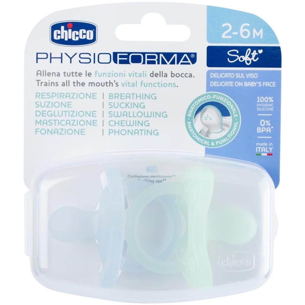 Gommotto Physio Soft Azzurro 2-6M 2Pz - Foto 1