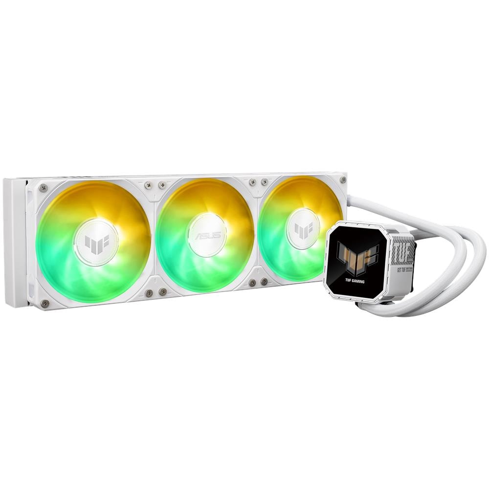 Dissipatore CPU a Liquido TUF Gaming LC III 360 ARGB LCD White Edition per Socket Intel e AMD - Foto 1