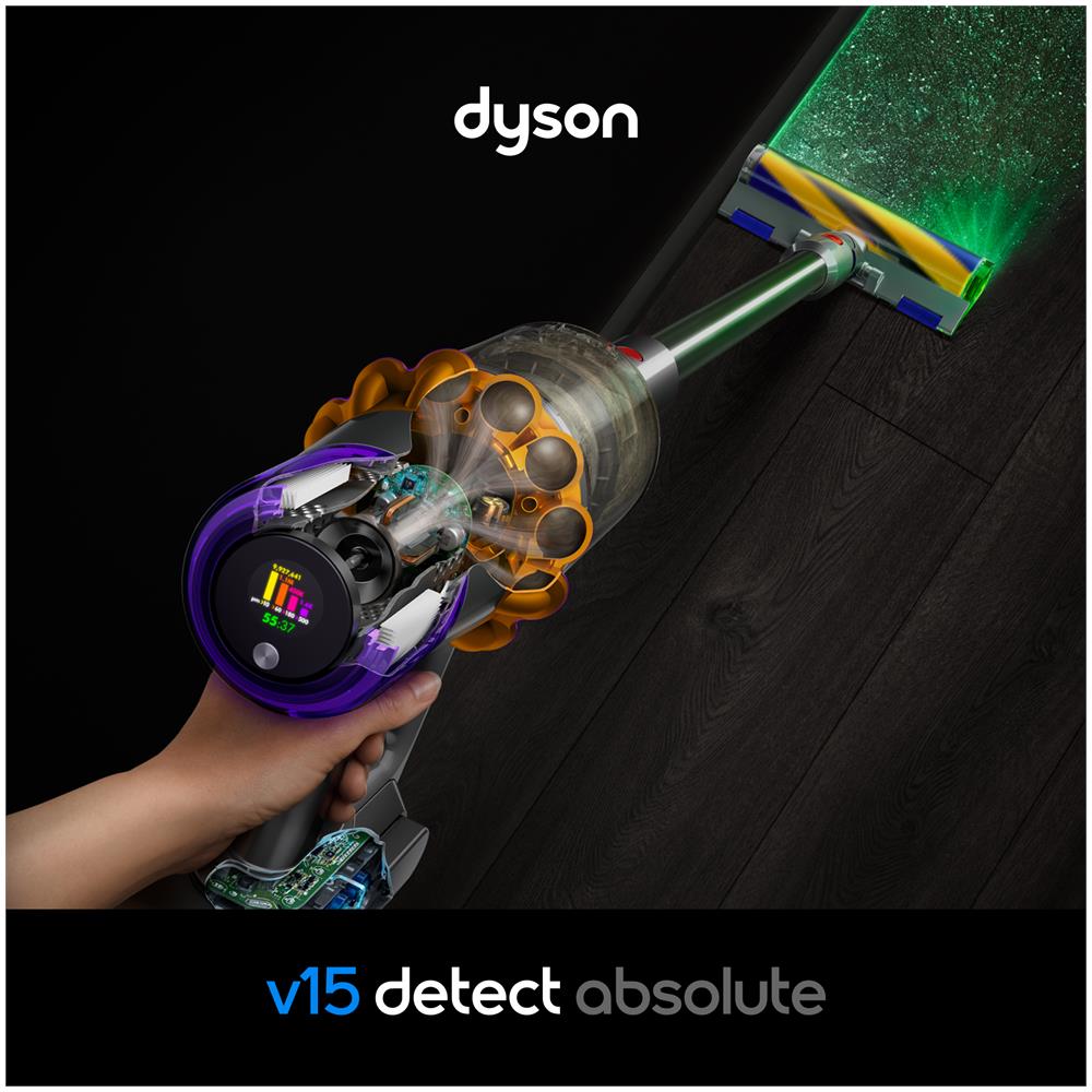V15 Detect Absolute Aspirapolvere a bastone 2 in 1 Batteria Secco HEPA Senza sacchetto 0,77 L Acciaio inox - Foto 2
