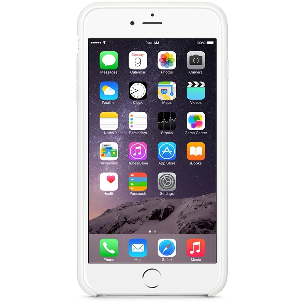 Custodia in Silicone per iPhone 6 Plus - Bianco - Foto 1