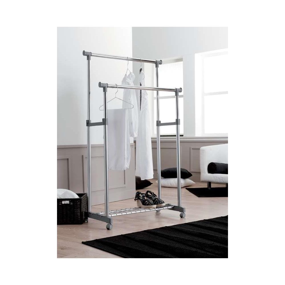 Alex - Stender Appendiabiti Doppio Con Ripiano Porta Scarpe - Foto 1