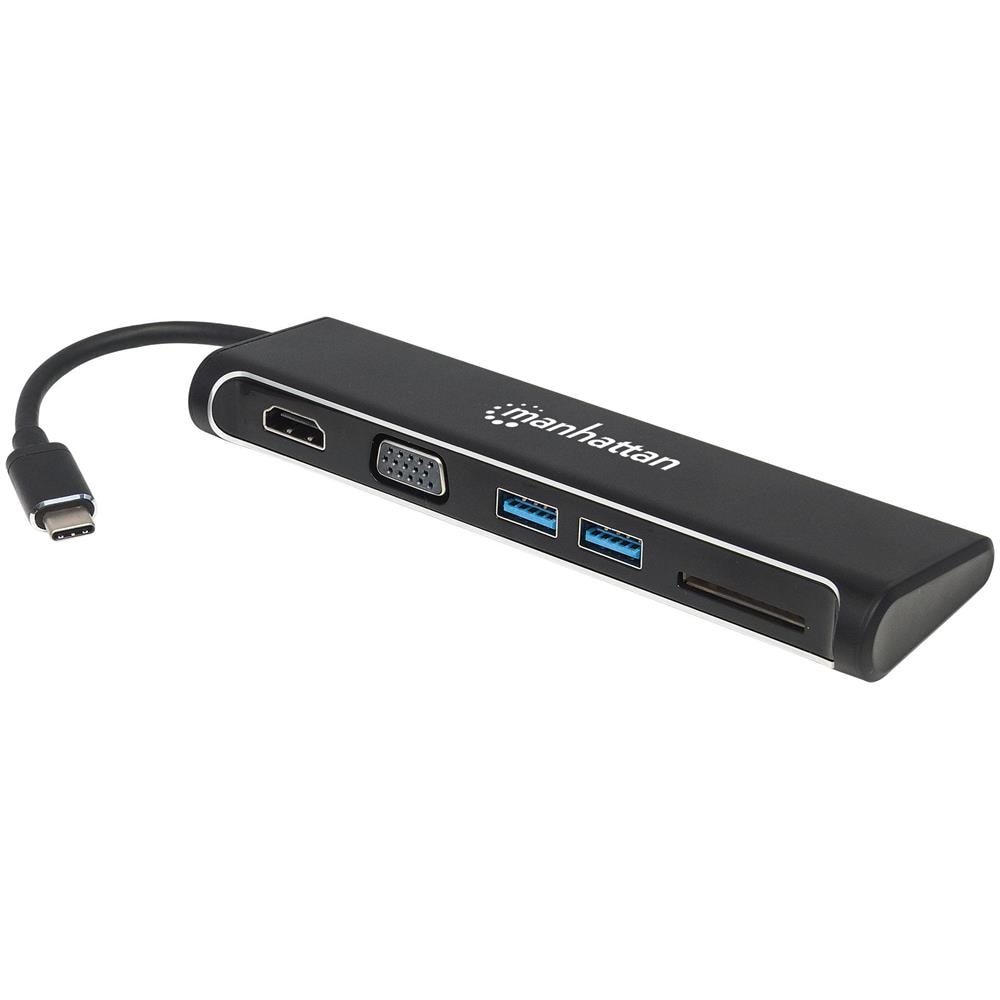 IADAP USBC-MULTISD - Convertitore USB-C a HDMI / VGA Docking Station 4-in-1 - Foto 1