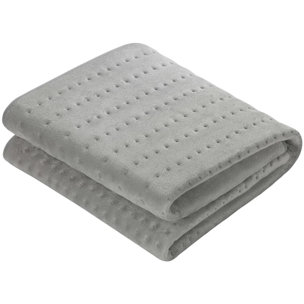 Coperta Riscaldata In Pile Hu 670 0,8x1,5 M Grigio - Foto 3