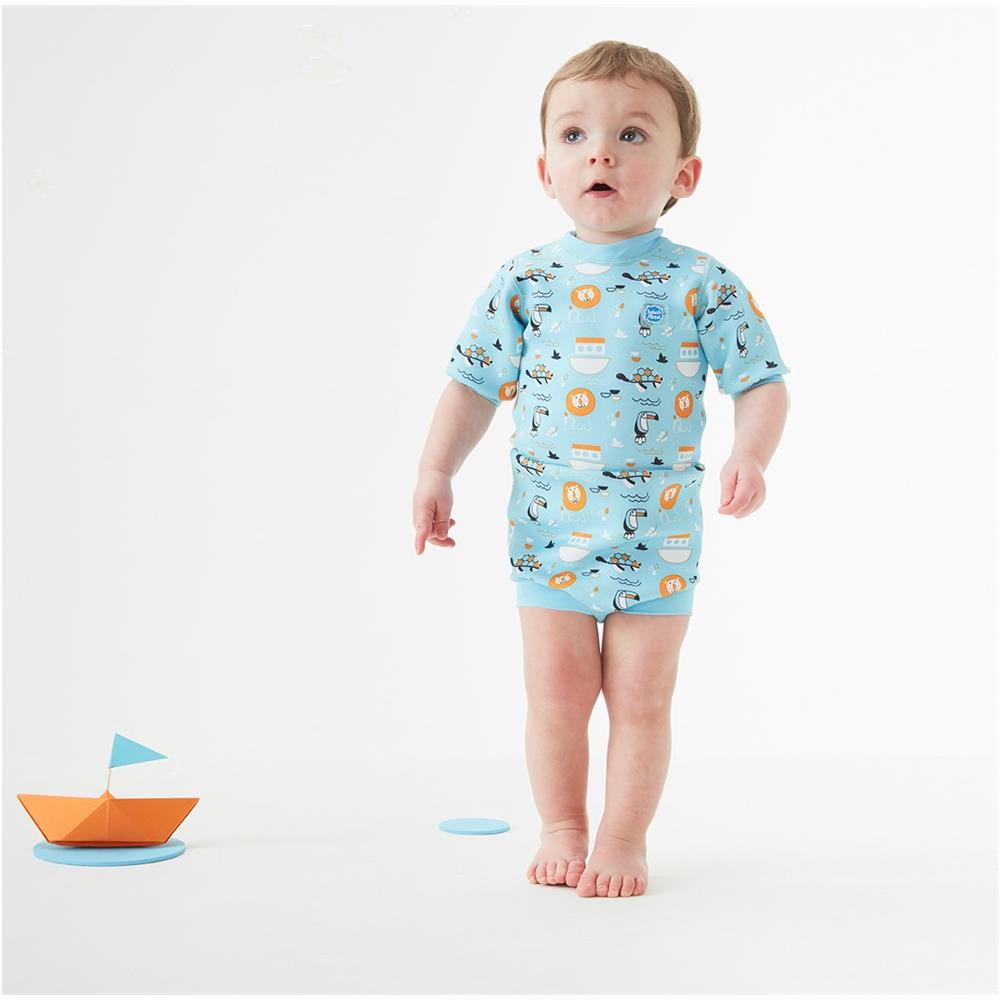 Splash Informazioni Su Baby Felice Pannolino Muta Da Sub Blu (arca Di No) Medium (3-8 Mesi) - Foto 2