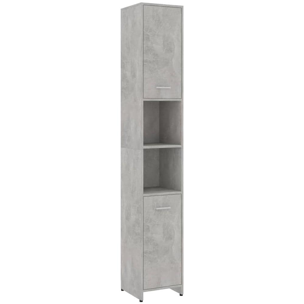 Mobile da Bagno Grigio Cemento 30x30x183,5 cm Legno tecnico - Foto 2