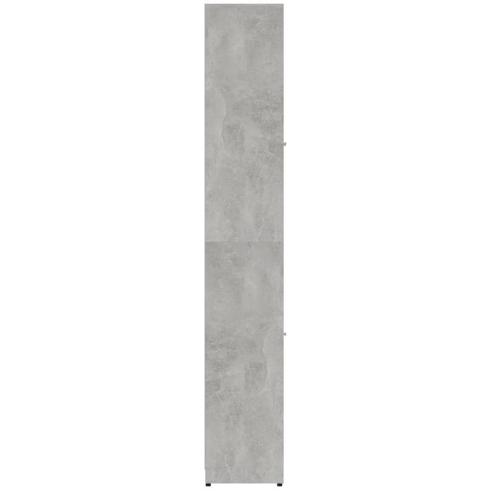 Mobile da Bagno Grigio Cemento 30x30x183,5 cm Legno tecnico - Foto 9