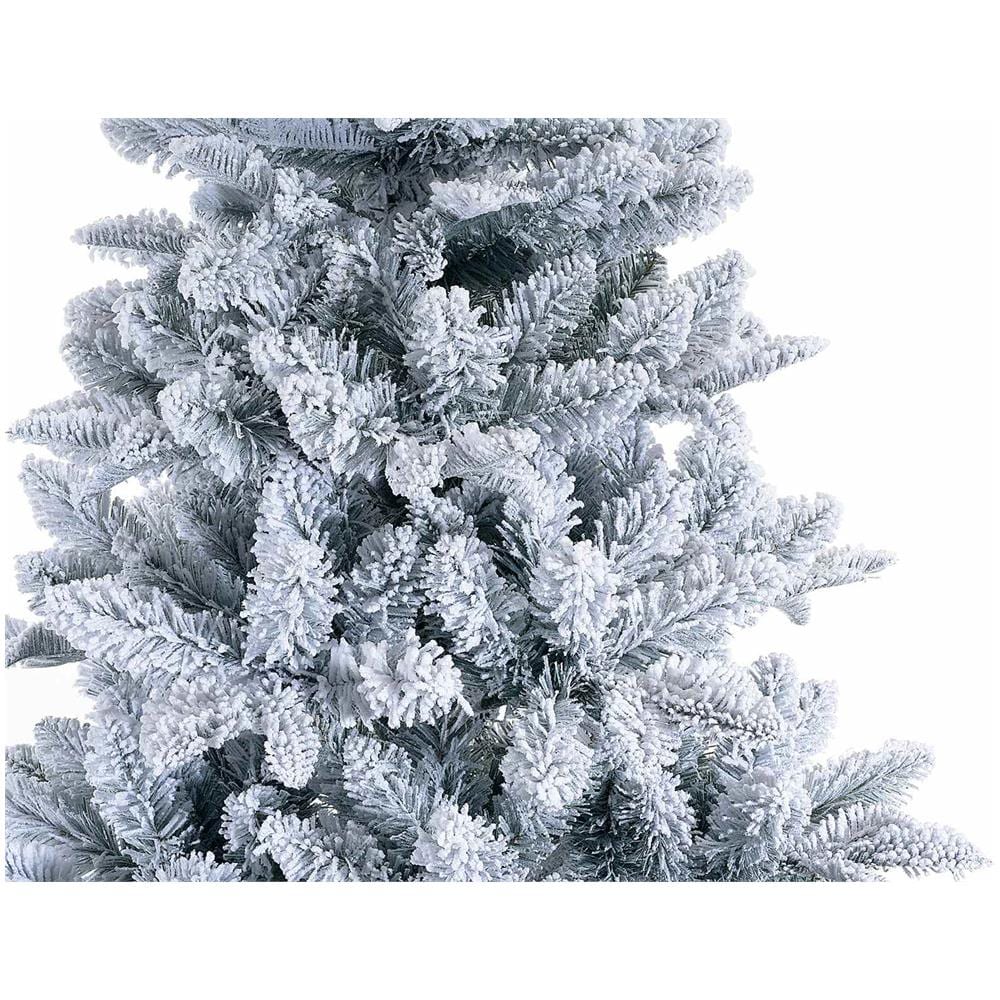 Pino Artificiale Natalizio Innevato Con 950 Rami Folti Albero Di Natale Artificiale Con Neve Altezza 2,10 Metri Diametro 1,30 Metri - Foto 2
