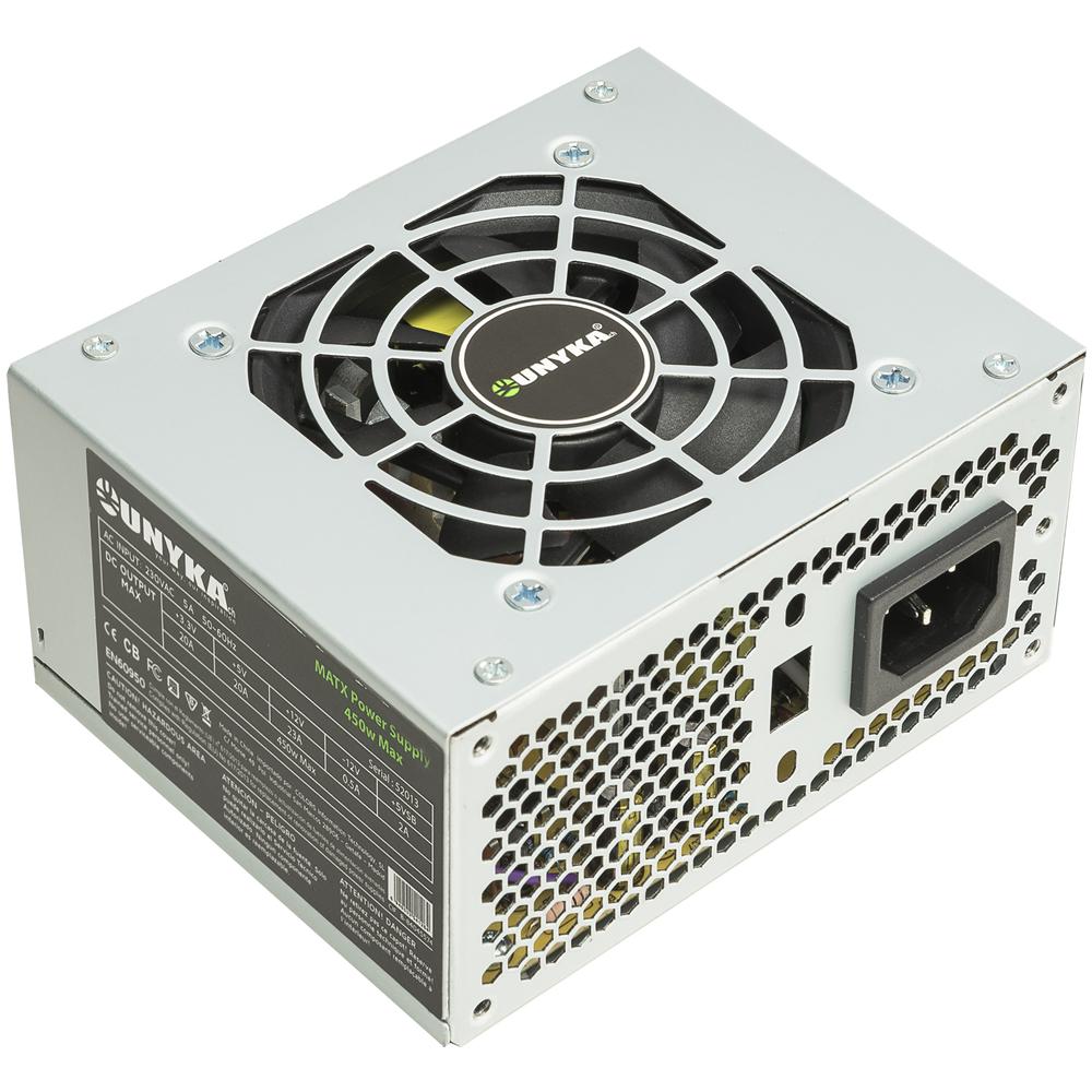 MATX 450 450W MicroATX Grigio alimentatore per computer - Foto 1