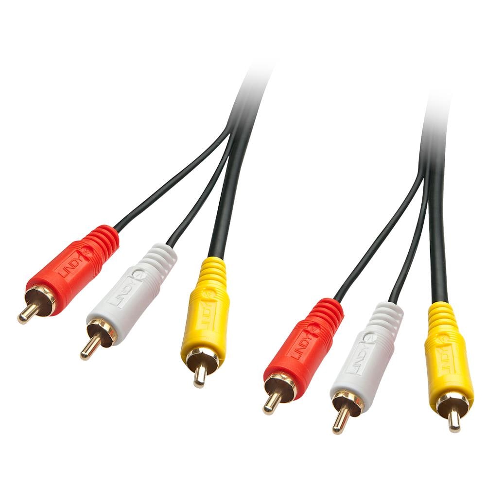 35695 10m 3 x RCA 3 x RCA Multicolore cavo audio - Foto 1