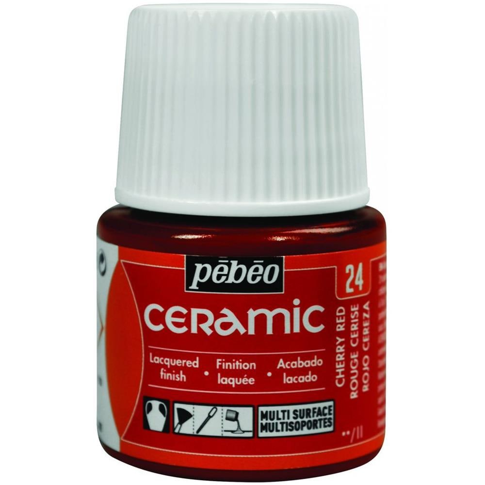 Pittura Per Ceramica E Multisuperficie - Ciliegia Rossa - 45 Ml - Foto 1