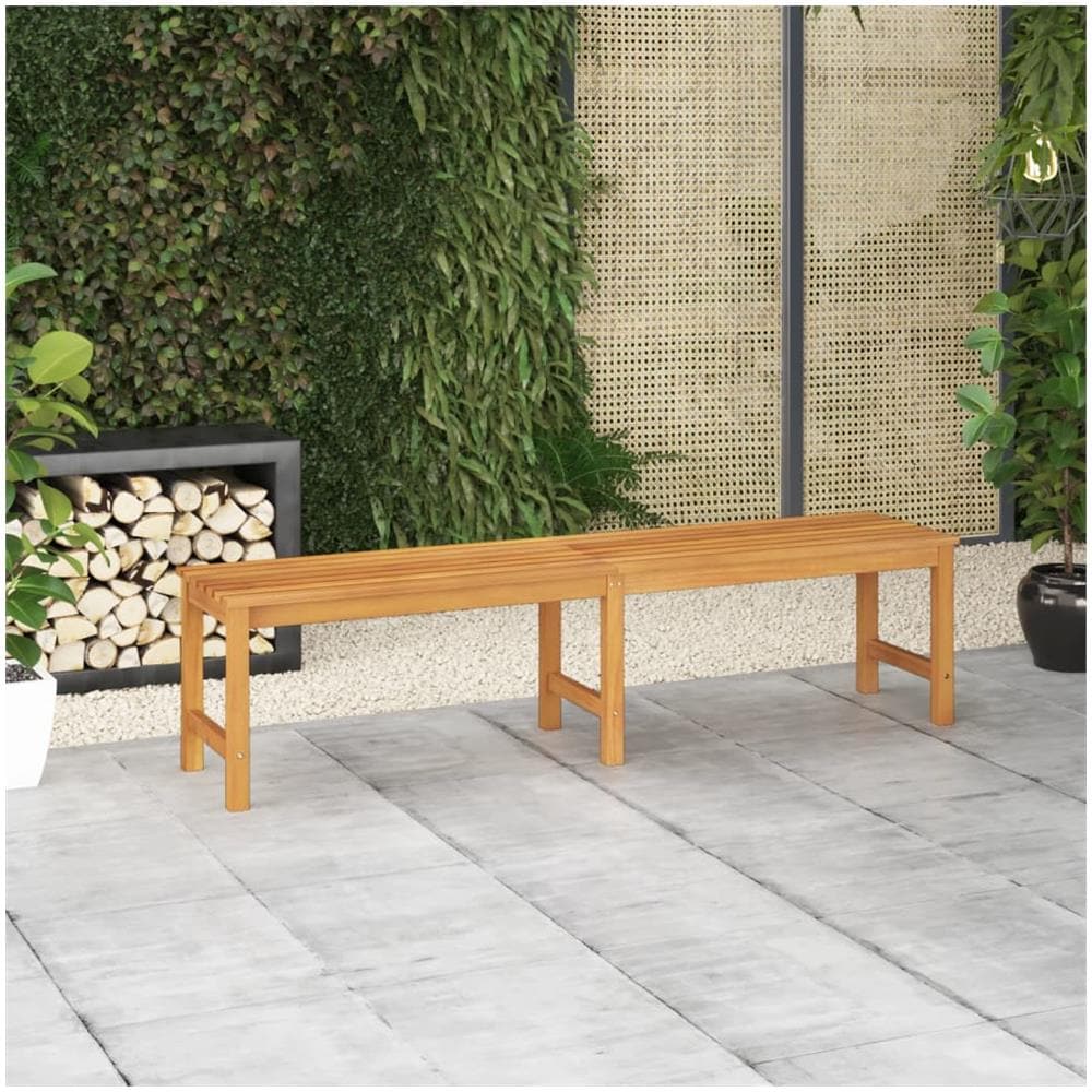 Panchina da Giardino 180 cm in Legno Massello di Teak - Foto 1