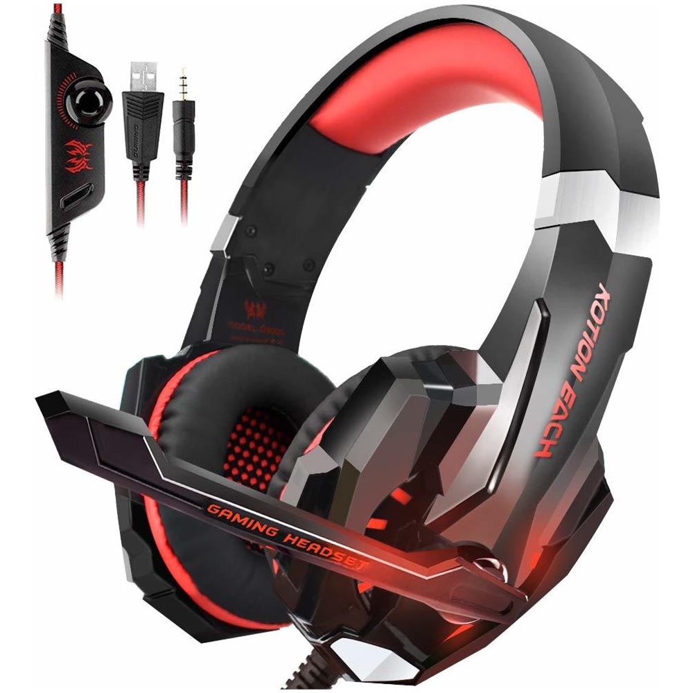 Cuffie Gaming ONIKUMA X33 Con Microfono Noise Cancelling | Suono Surround 50mm, LED RGB, Per PC, PS5, PS4, Xbox E Laptop
