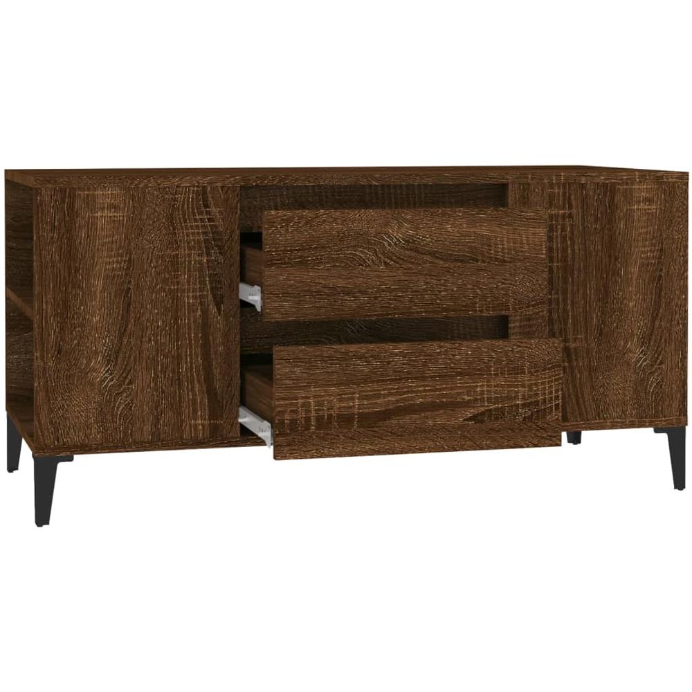 Mobile Porta Tv Rovere Marrone 102x44,5x50 Cm Legno Multistrato - Foto 10
