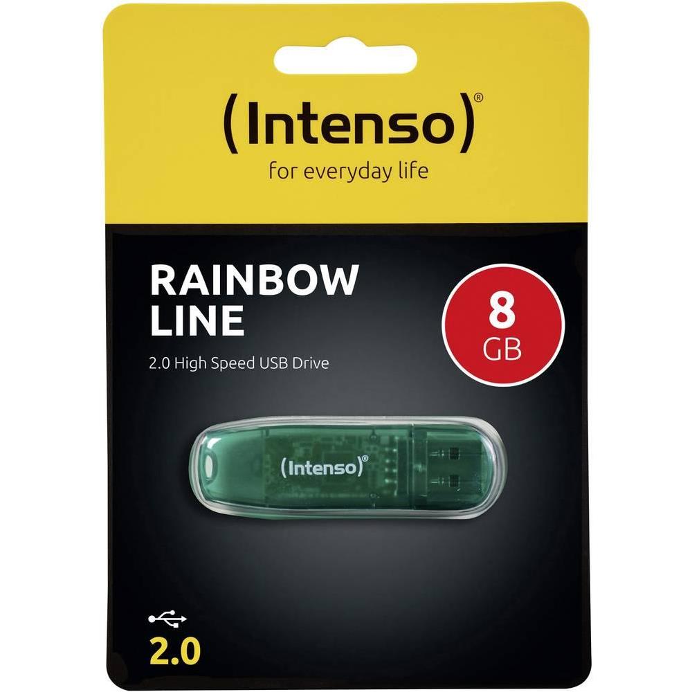 Rainbow Line Chiavetta Usb 8 Gb Interfaccia Usb 2.0 Colore Verde - Foto 1