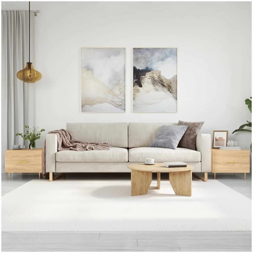 Tavolini Salotto 2pz Rovere Sonoma 50x50x40cm Legno Multistrato - Foto 1