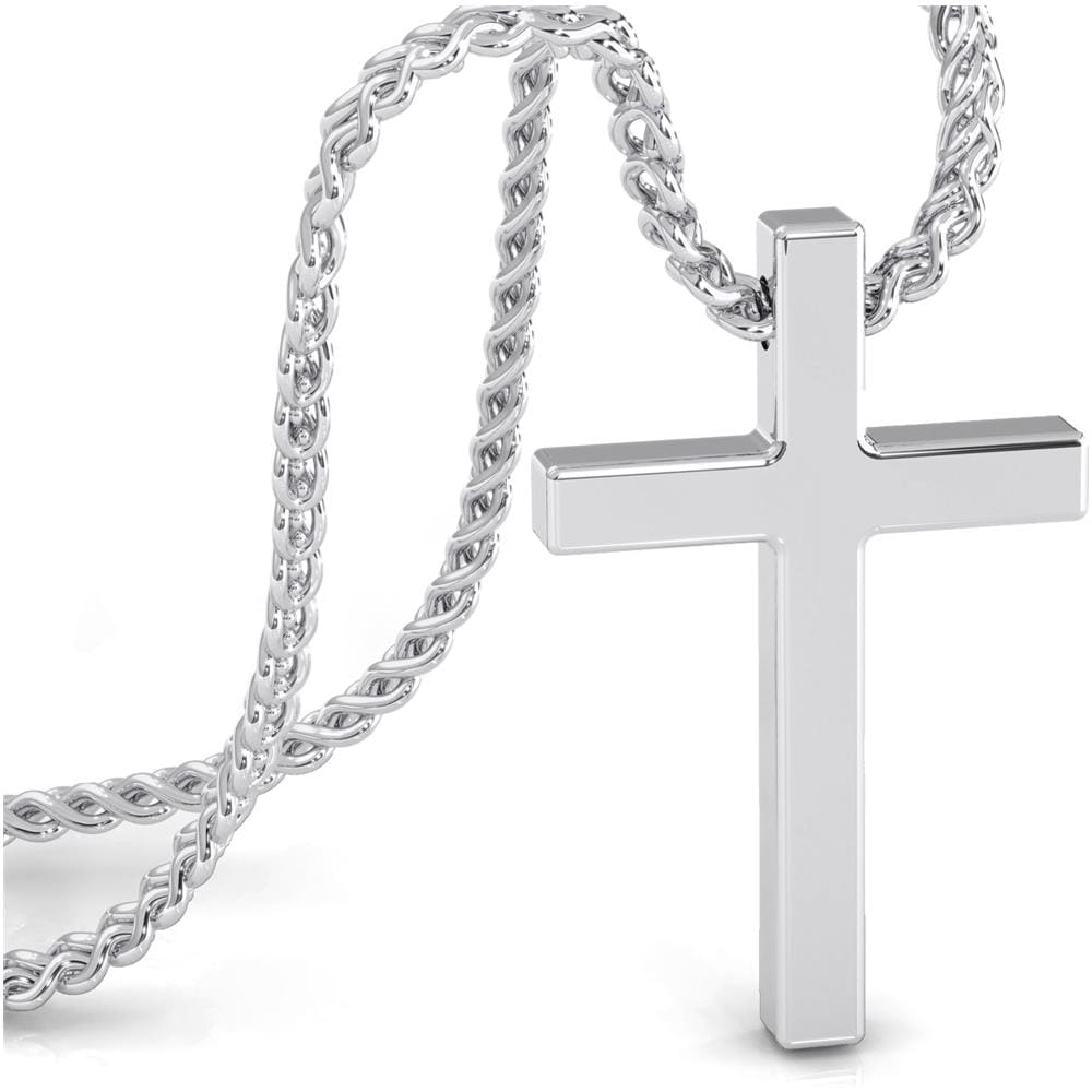 Collana da uomo in acciaio inossidabile, ""Lord"", 50cm, Argento - Foto 1
