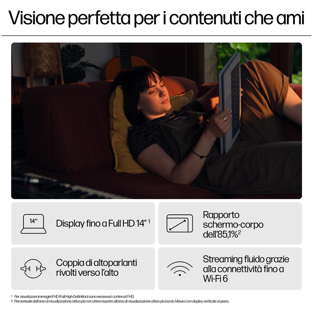 Notebook Chromebook x360 14b-cd0006nl Monitor 14” Intel® N N100 Touch screen HD 4 GB LPDDR5-SDRAM 128 GB eUFS USB 3.2 Gen A x2 USB 3.2 Gen C x1 ChromeOS - Foto 20