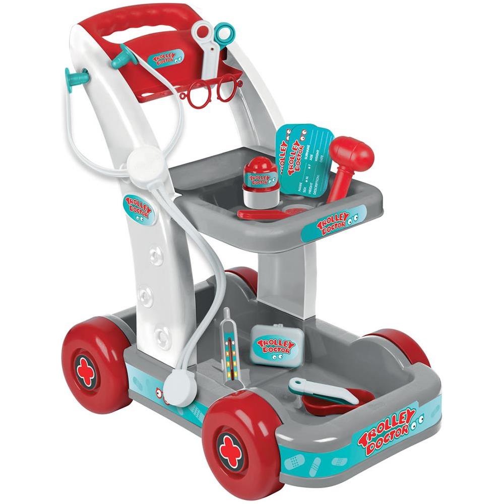 Carrello Dottore per Bambini Carrellino Medico Gioco con 13Accessori Idea Regalo - Foto 1