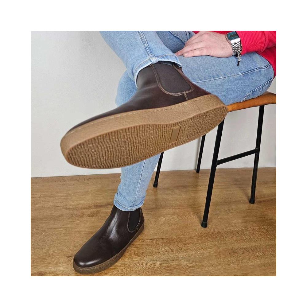 Stivale Purapiel Botspring3 Marrone. - Foto 8