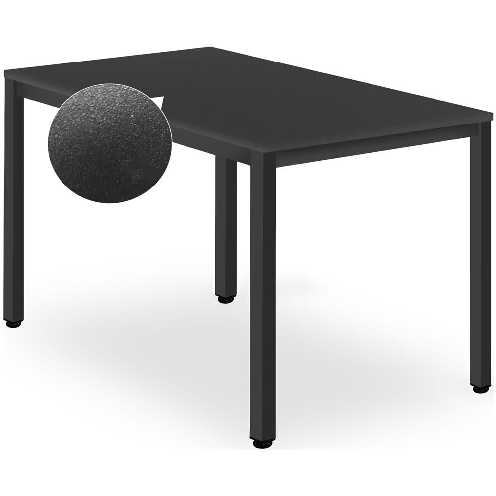 Tavolo ROVA in metallo nero stile moderno per sala da pranzo - Foto 4