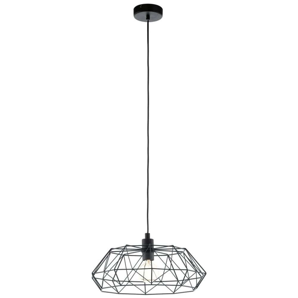 Carlton 2 49487 Lampada Da Soffitto Nera - Foto 1