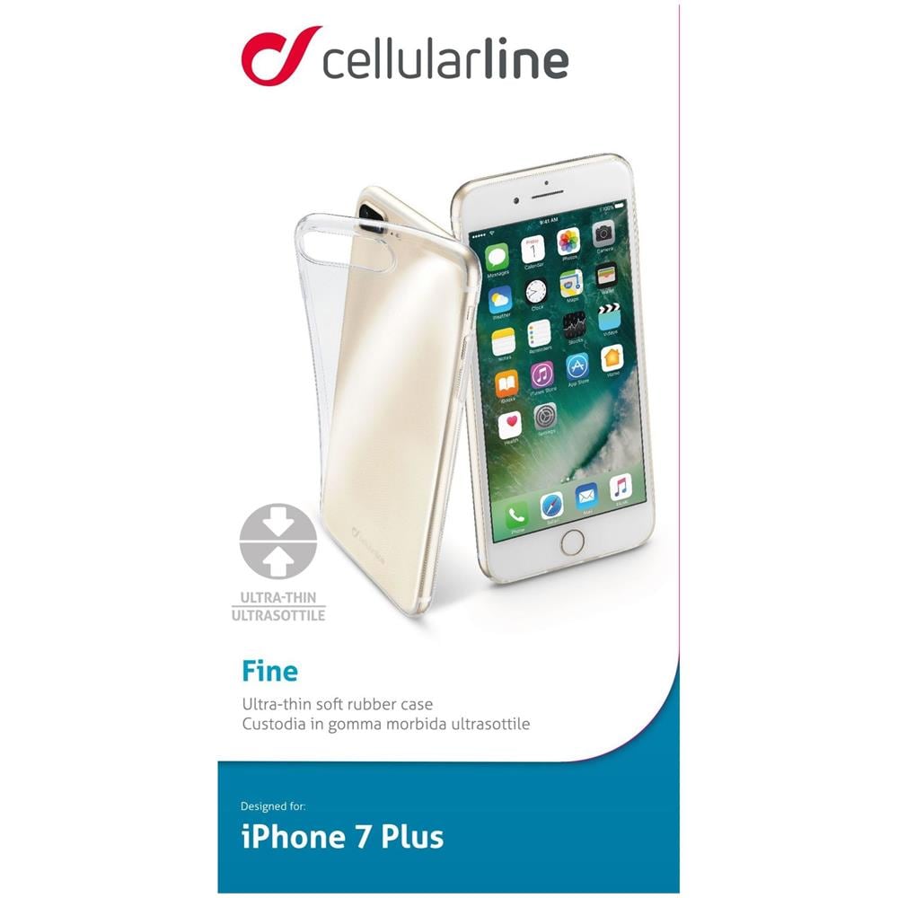 Cover in Gomma per iPhone 7 5.5" - Trasparente - Foto 2