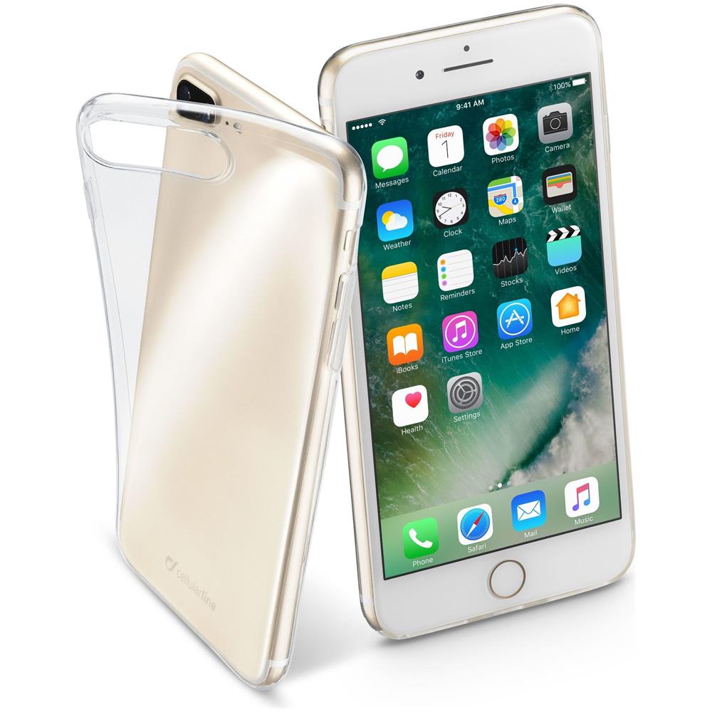 Cover in Gomma per iPhone 7 5.5" - Trasparente - Foto 1