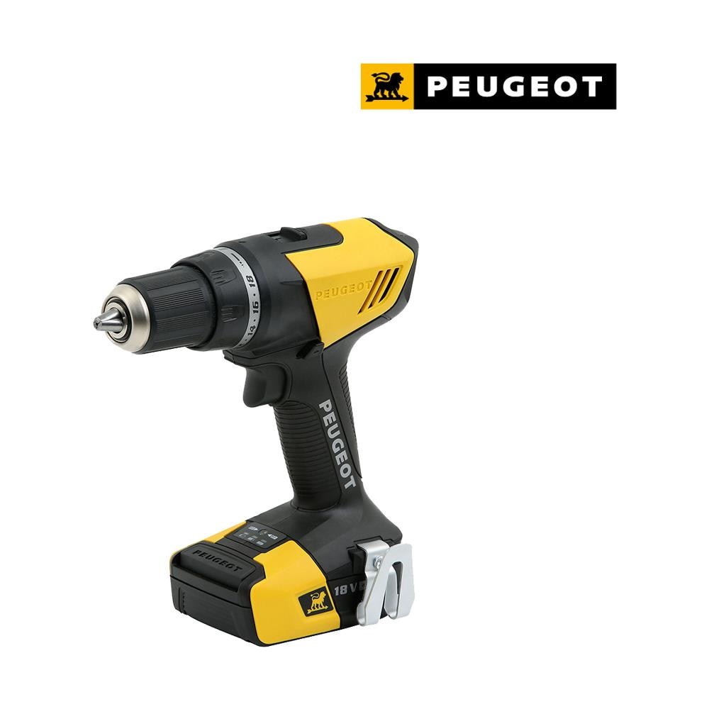 Trapano Peugeot Energydrill-18v20 - 2 Batterie 18 V 2.0 Ah - 1 Caricabatterie 250312 - Foto 1