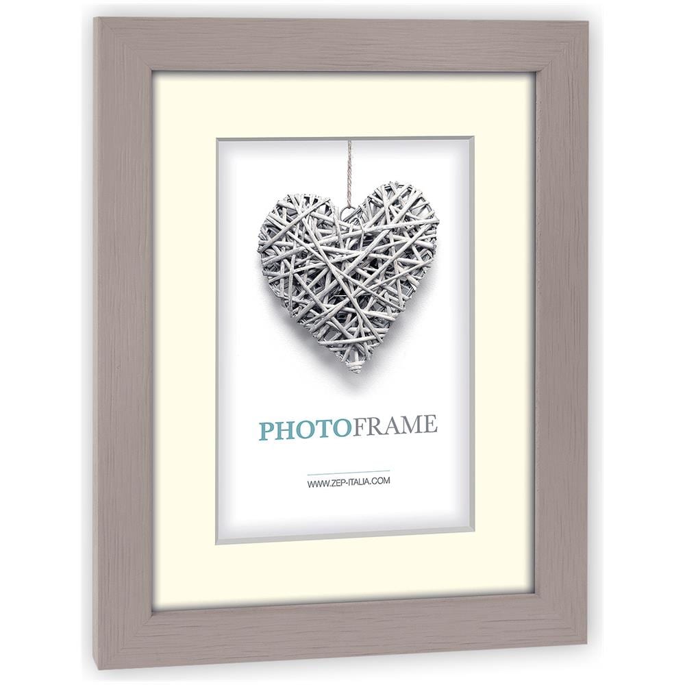 "ZEP ""Regent 5,1 cm Cornice portafoto, Legno, Grigio, 20.5 x 1.5 x 15.5 cm" - Foto 1