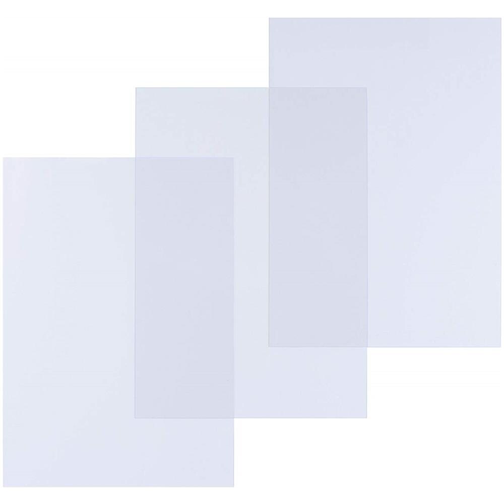 Pellicola In Pvc Per Rilegatura, Formato A4, In Pp, 0,30 Mm, Confezione Da 100 Pezzi, Finitura Trasparente Opaca - Foto 1