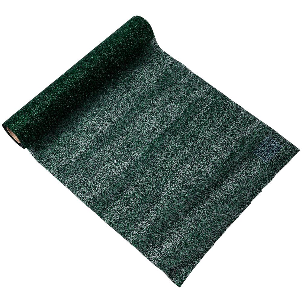 Artifetes - Runner Da Tavola Scintillante Con Paillettes In Verde Pino - Foto 1