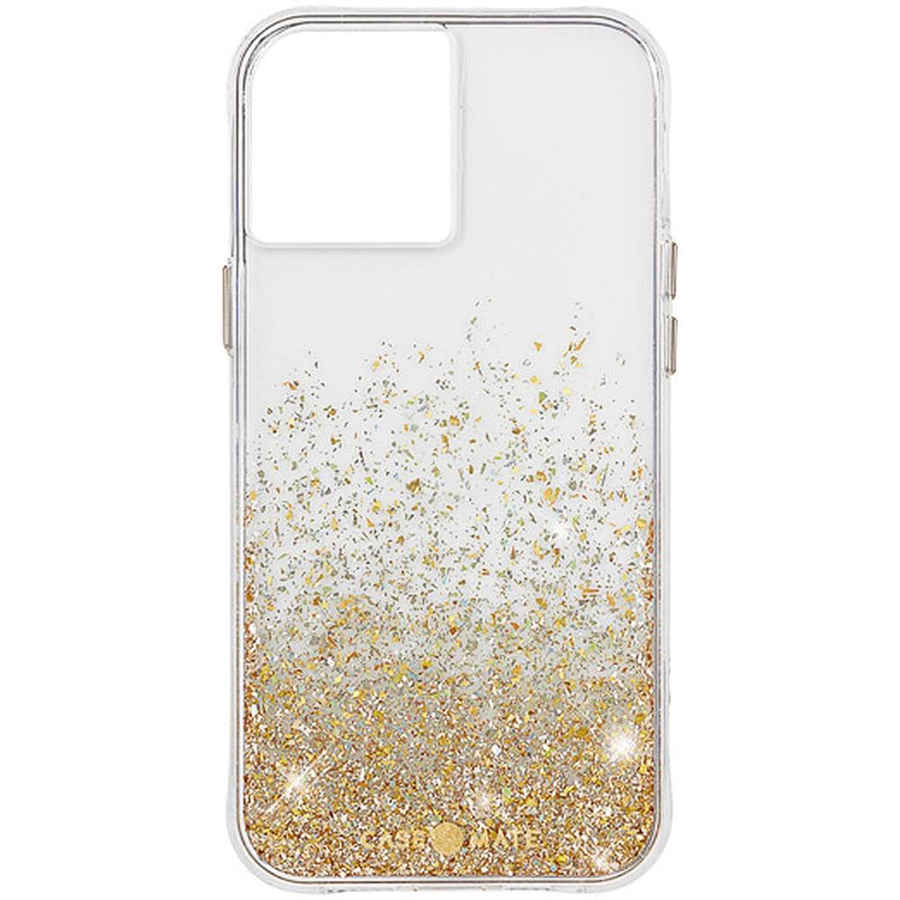 Cover Iphone 12 Mini Paillettes Twinkle Ombre Oro - Foto 1