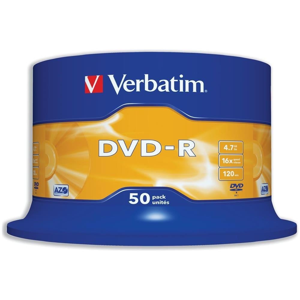 43548 47 Gb 16x Dvd-r Matt Silver - 50 Pack Spindle - Foto 1