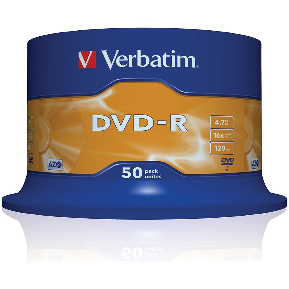 43548 47 Gb 16x Dvd-r Matt Silver - 50 Pack Spindle - Foto 2