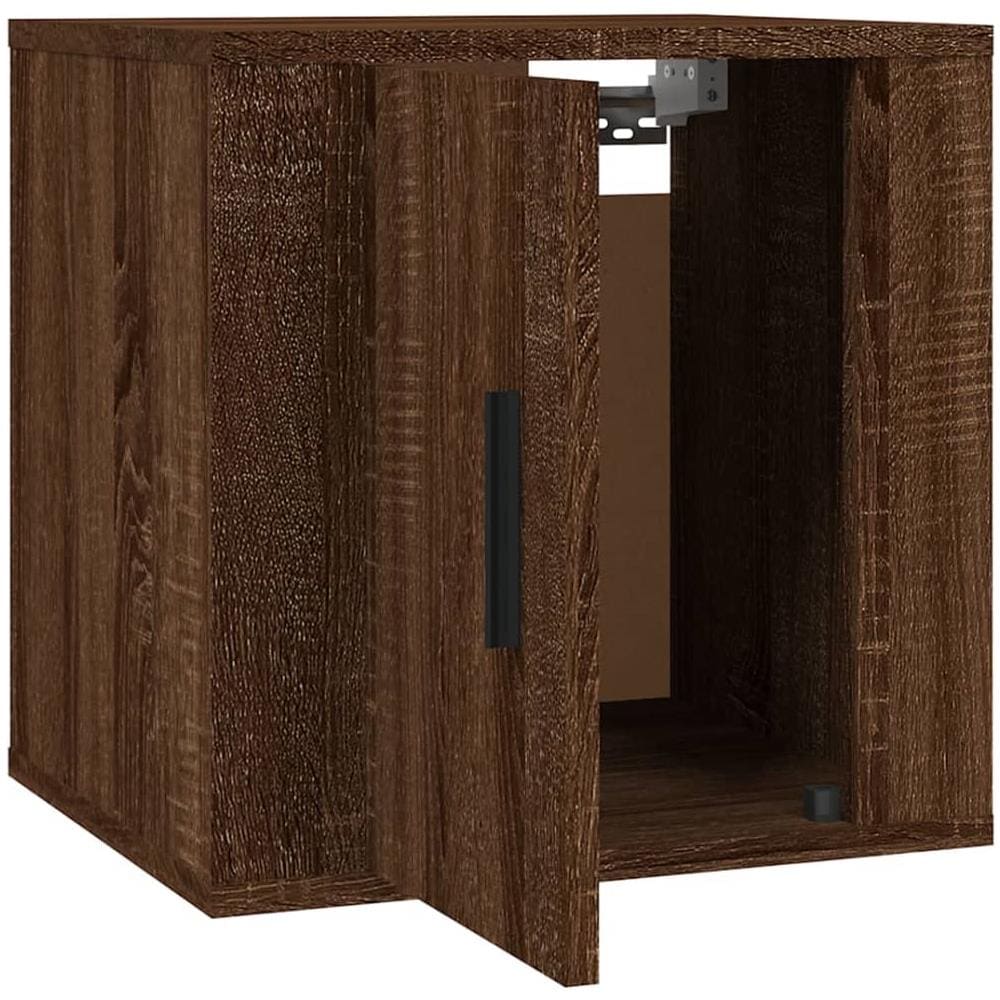 Mobile Porta Tv A Parete Rovere Marrone 40x34,5x40 Cm - Foto 2