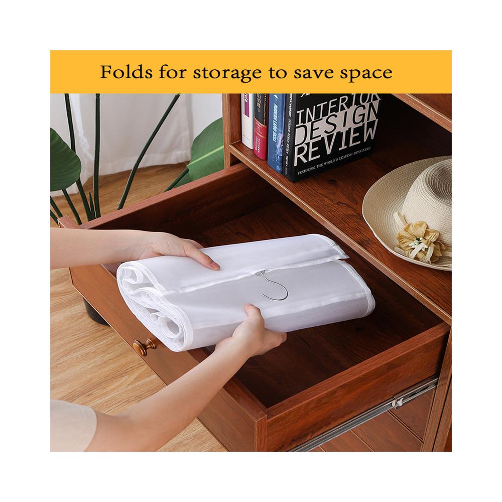 Portaoggetti Pensile Con 6 Scomparti: Pratico Spazio Per Borse E Accessori Grey - Foto 2