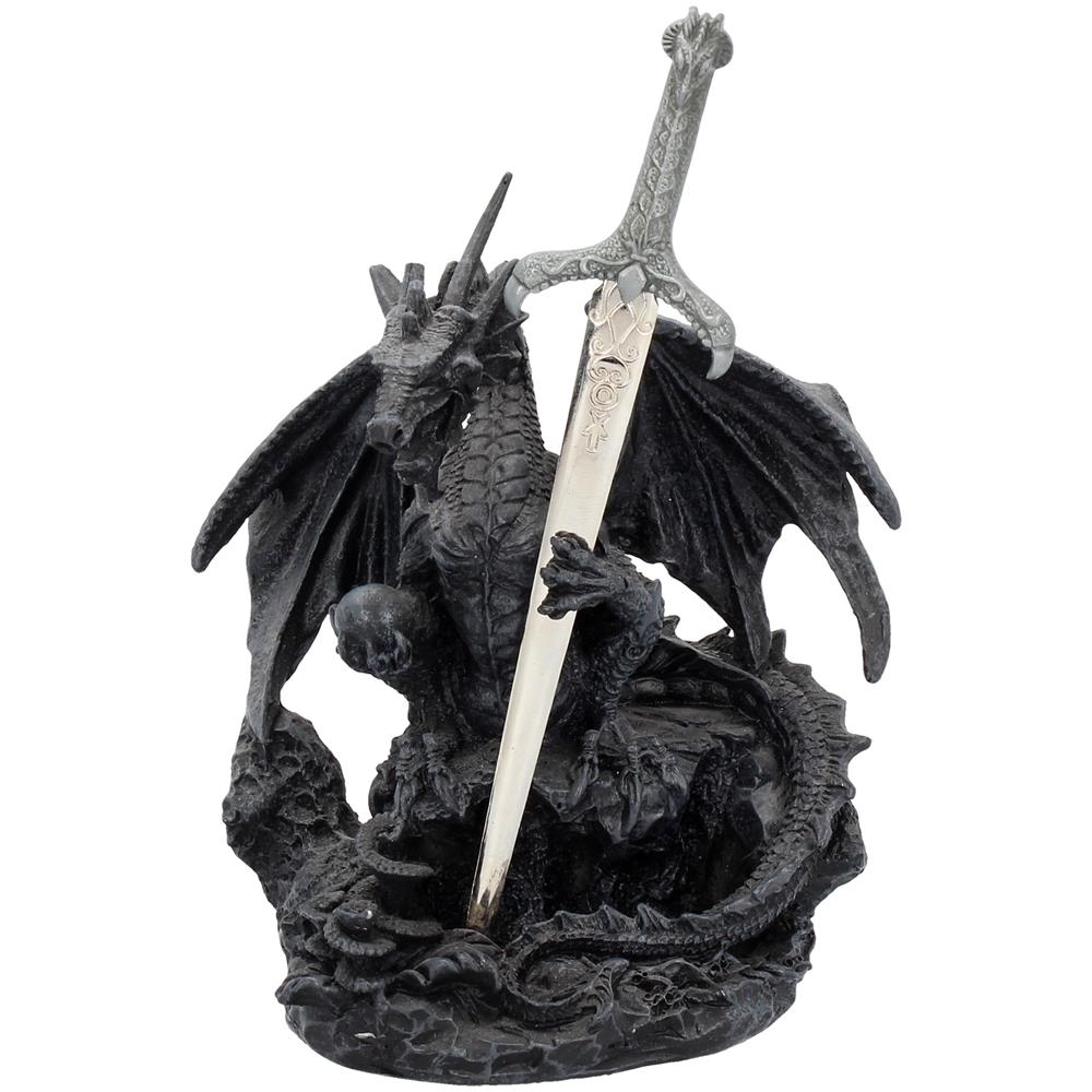 Nemesis Now - Oath Of The Dragon - Figurina Del Drago 19 Cm - Foto 1