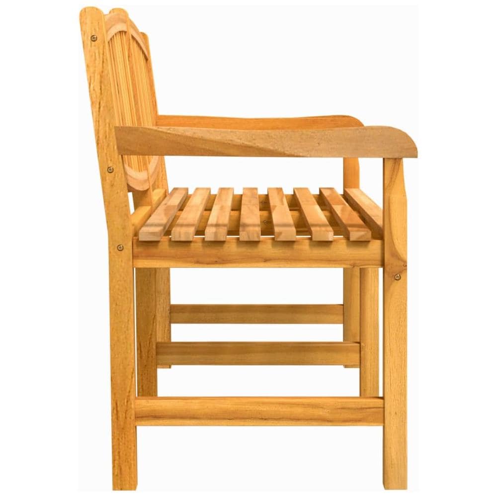 Panca da Giardino 149,5x60x90 cm in Legno Massello di Teak - Foto 1