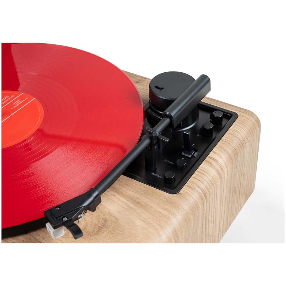 Sistema Stereo HIFI MIC300TT Giradisci 45 33 Giri CD MP3 Bluetooth Radio FM USB 50W - Foto 5