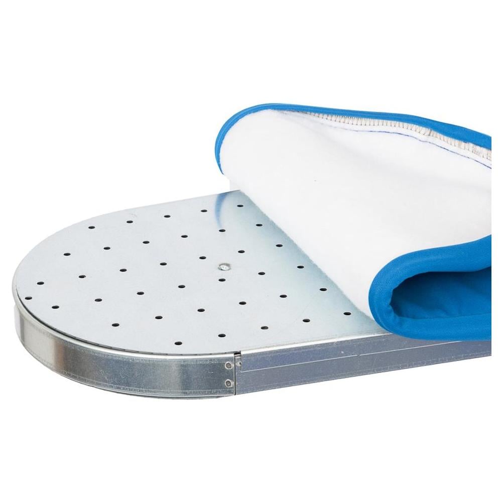 EOLO Tavolo da Stiro TS03 V6 Professionale Piano Riscaldato Aspirante Caldaia in Rame Ferro con Paravapore Richiudibile Stiramaniche Aspirante Riscaldato Ruote Garanzia 5 anni A++ Made in Italy - Foto 6