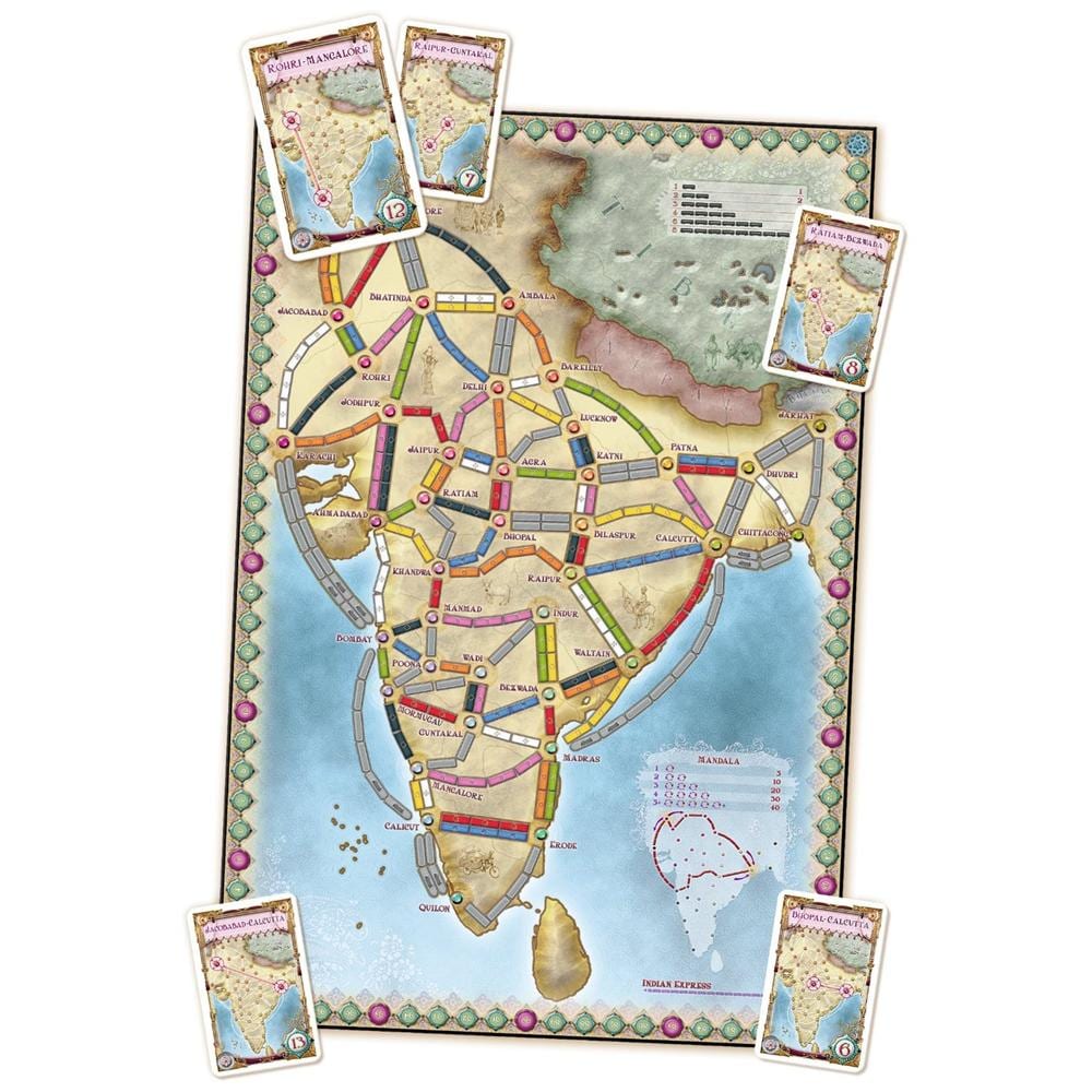 Ticket to Ride Espansione India - Foto 2