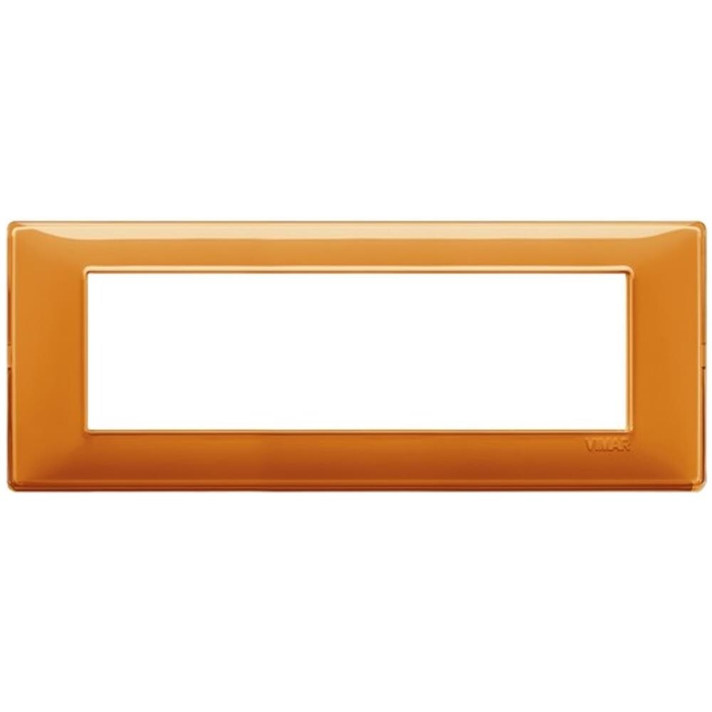 Placca 7 Moduli Reflex Arancio Plana 14657.48 - Foto 2