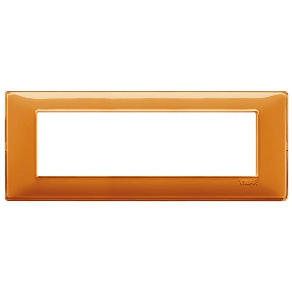 Placca 7 Moduli Reflex Arancio Plana 14657.48 - Foto 1